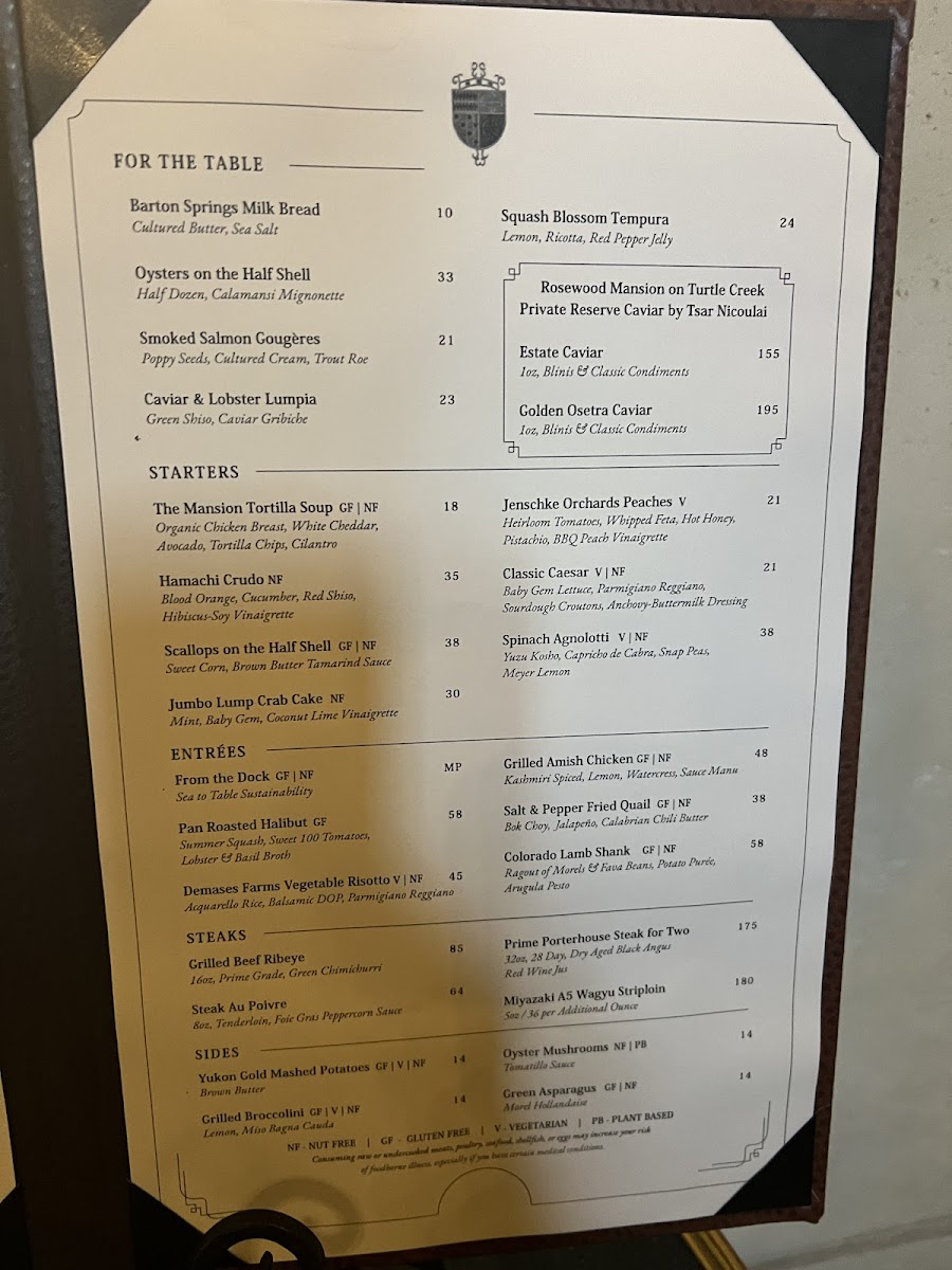 The Mansion Restaurant Menu - Image 4