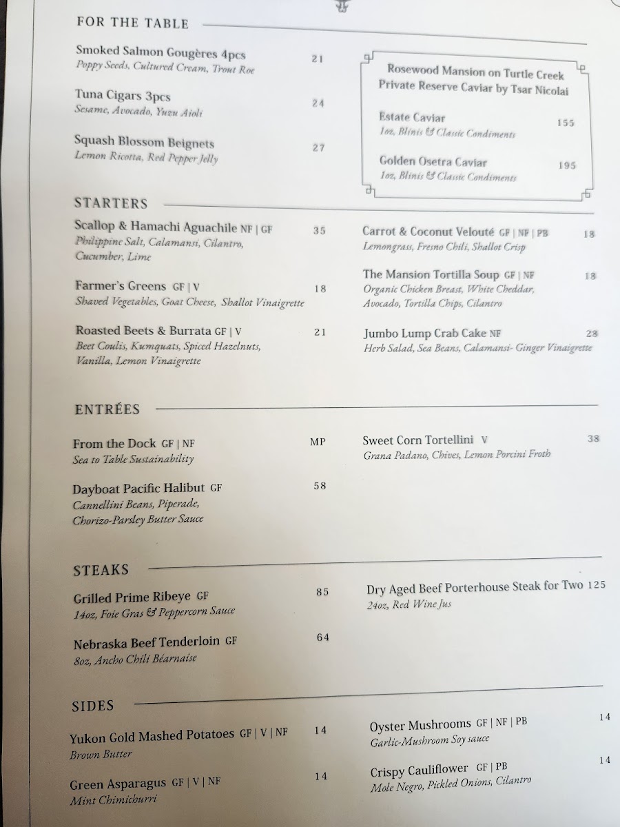 The Mansion Restaurant Menu - Image 5